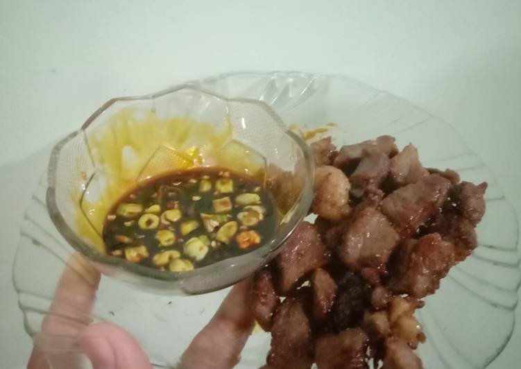 Daging goreng manis pedas