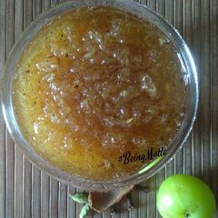 A picture of Awla Murabba/Gooseberry sweet pickle.