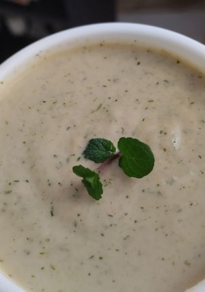 Una foto de Dip de berenjena🍆🧄🥛
