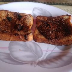 A picture of Hot chocolate french toast.