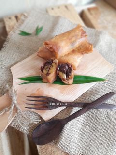 Foto resep Lumpia Pisang Kurma Coklat Lumer