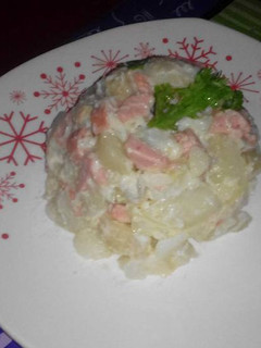 Una foto de Ensalada de papa mayonesa y salchicha