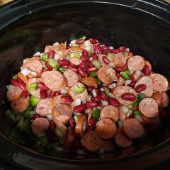 A picture of Slow cooker red beans and rice.