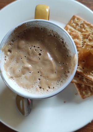 Una foto de Crema de café ☕
