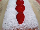 Budín de frutillas
