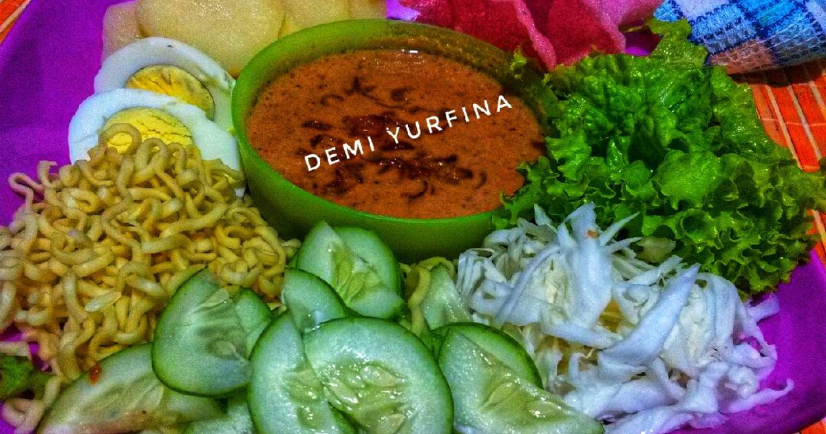  Resep Gado Gado Padang  pr homemadestreetfood oleh Demi 