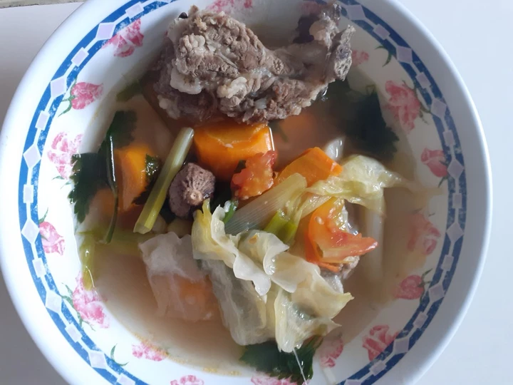 Langkah Mudah untuk Membikin Resep Sop tulang Sapi yang Lezat Anti Ribet, Menggugah Selera