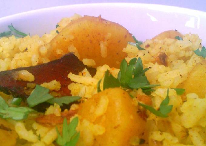 Simple Way to Make Eric Ripert Aloo Pulao (Indian potato pilau)