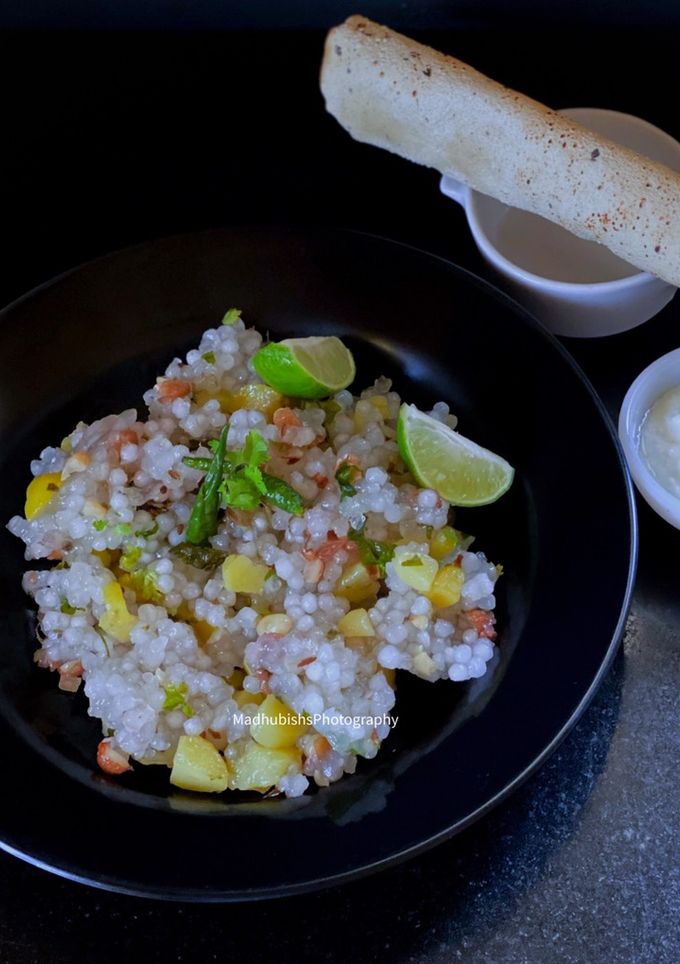 A picture of Sabudana Khichdi.