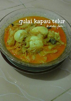 Foto resep Gulai kapau telur
