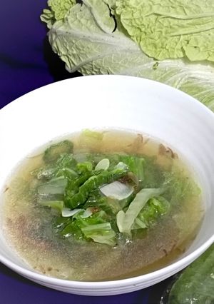 Foto resep Sup Bening Sawi dan Gambas