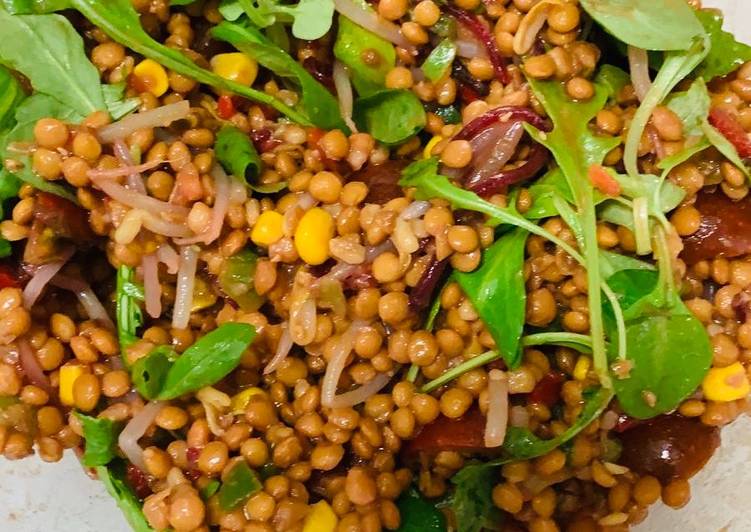 Ensalada de lentejas