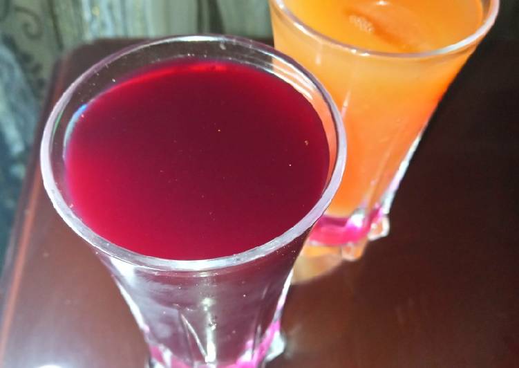 Steps to Prepare Award-winning Zobo &amp; Mixed fruits drink