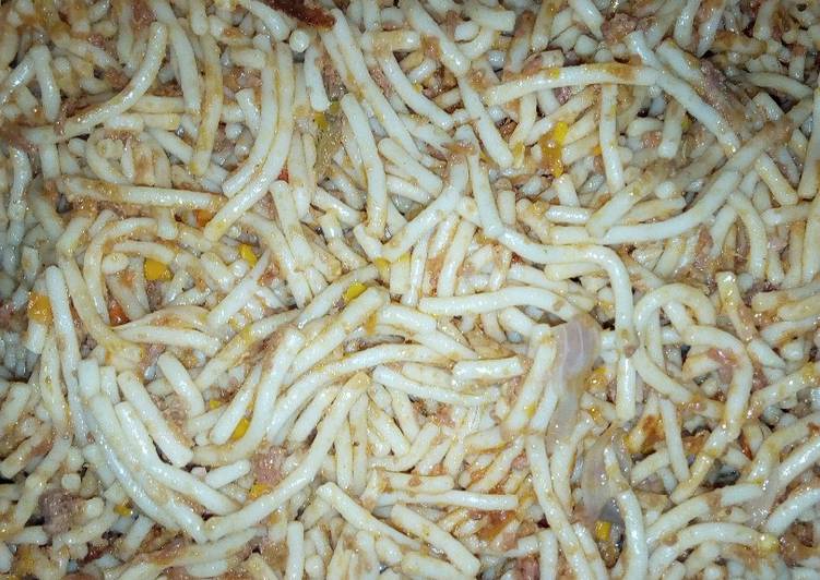 Easiest Way to Prepare Tasty Pasta jollof This is Secret Recipe  From Homemade !!