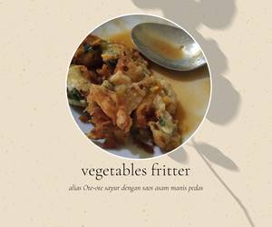 Resep Mudah Ote-ote Sayur (Vegetables fritter) Enak Sempurna