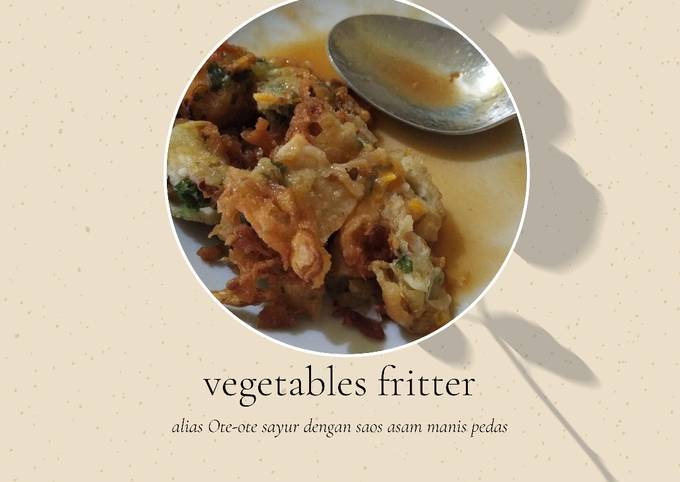 Ote-ote Sayur (Vegetables fritter)