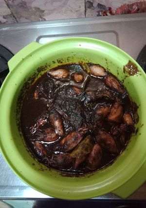 Foto resep Cumi hitam simple