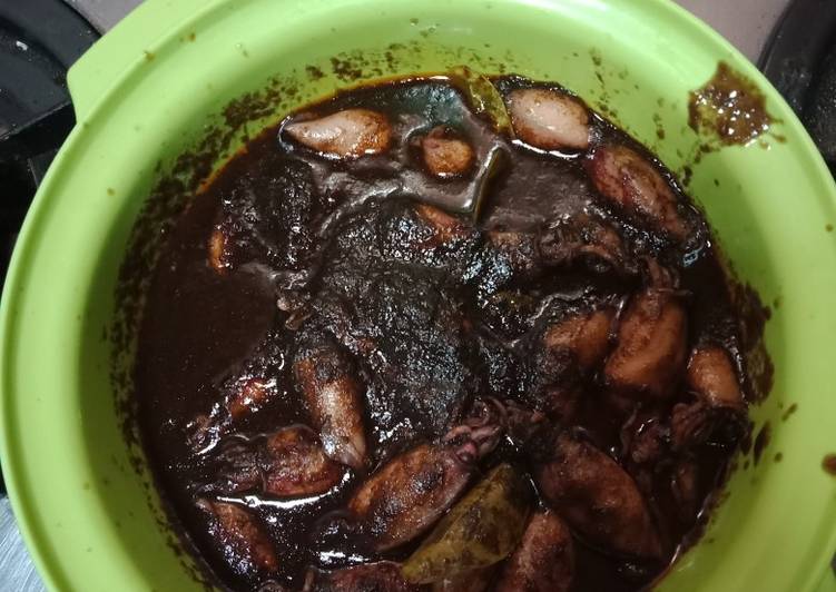 Resep Cumi hitam simple yang Menggugah Selera