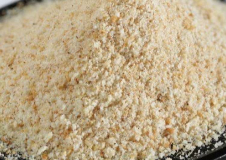 Roti tawar di jadikan tepung panir
