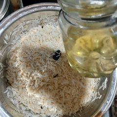Boiled rice for Tikka Biryani (part 3) A picture of Boiled rice for Tikka Biryani (part 3).