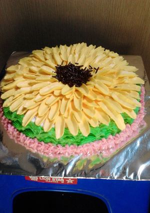 Foto resep Sunflower Cake