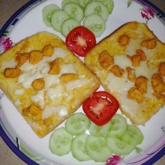 A picture of Simple Bread Pizza.