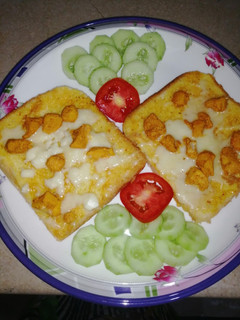 A picture of Simple Bread Pizza.