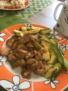 Una foto de Saltado de zapallito italiano