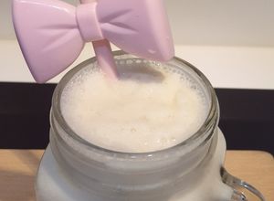 รูปของ 🥛😊 นมเปรี้ยวปีโป้ปั่น​ + โยเกิร์ต​ 💩