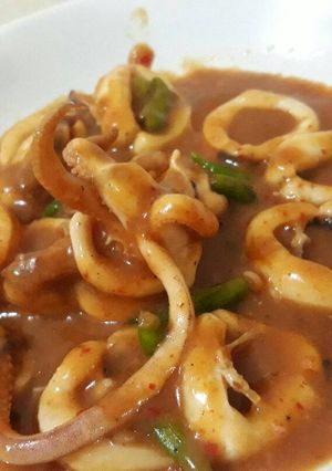 Foto resep Cumi (mungkim asampedas/pedasmanis)