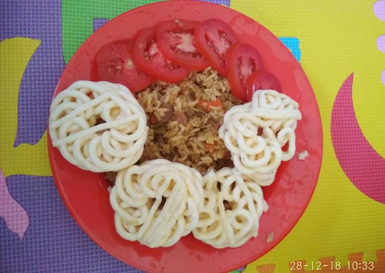 Nasi goreng rice cooker seadanya