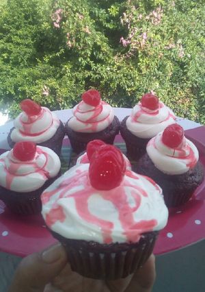 Una foto de Cupcakes selva negra