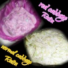 Cabbage raita A picture of Cabbage raita.