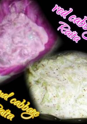 A picture of Cabbage raita.