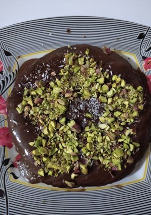 عکسی از دستور کیک بیسکویت یخچالی