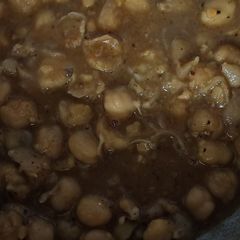 A picture of Without oil white chana.