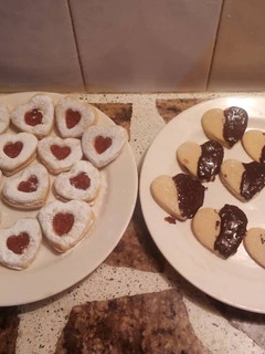 Una foto de Galletitas corazón