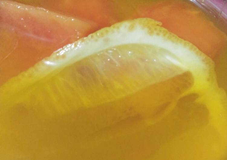 Pepaya Lemon dengan Sirup Jeruk