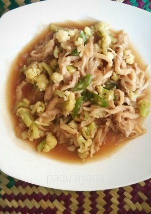 Foto resep Tumis jamur & kembang kol