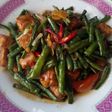 Oseng kacang panjang 5rb rupiah
