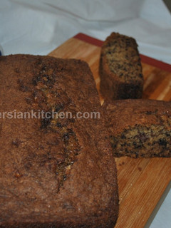 عکسی از دستور نان موز و گردو