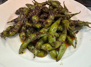 Una foto de Edamame picante al estilo Sonorense