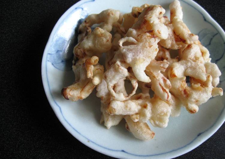 Saki-ika (Shredded Dried Squid) Tempura