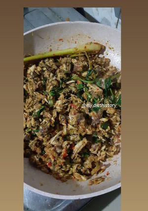 Foto resep Tongkol suir pedas kemangi