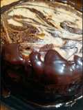 Τούρτα brownie - NY cheesecake σοκολάτα με γκανάς ✨