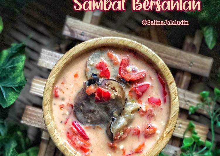 Resepi Terung Bakar Sambal Bersantan yang Praktis