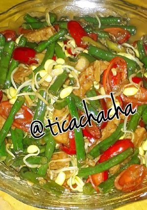 Foto resep Tumis Kacang Panjang Kecap Rusuh