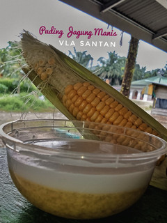 Foto resep Puding Jagung Vla Santan