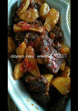 Foto resep Balado Daging Sapi Kentang
