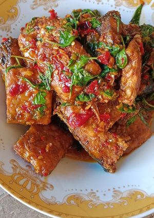 Foto resep Sambal Patin Kemangi dengan tempe